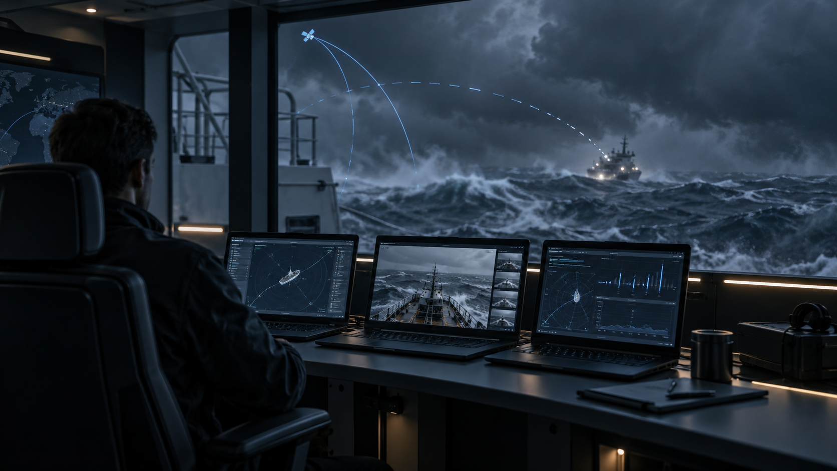 Maritime remote operations workspace